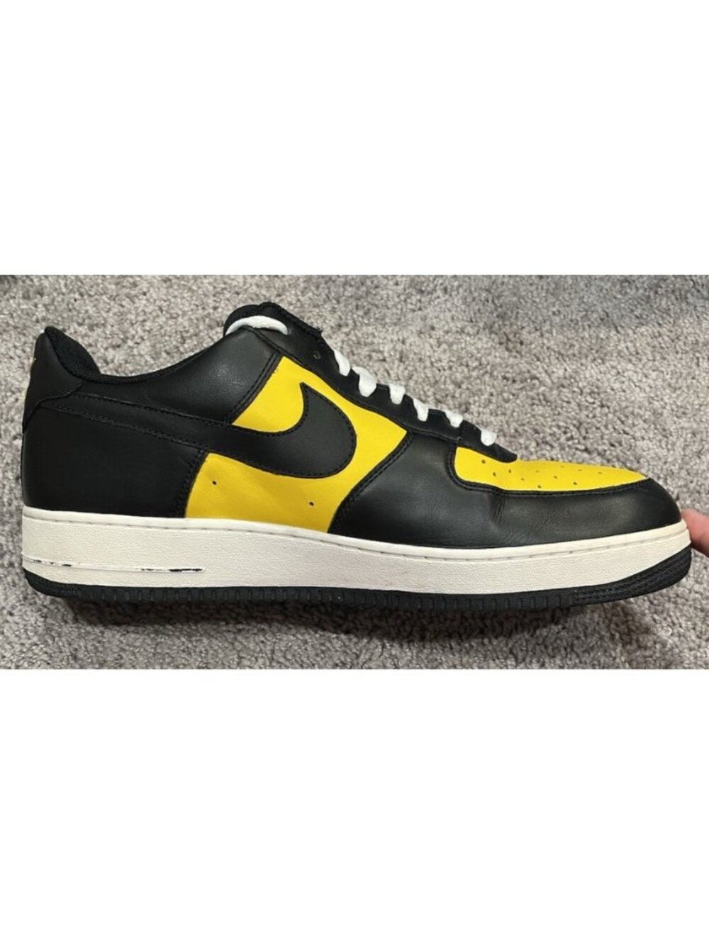 Nike Air Force 1 Mens Varsity Maize Black/Yellow Size 14 Bumblebee 315122-701